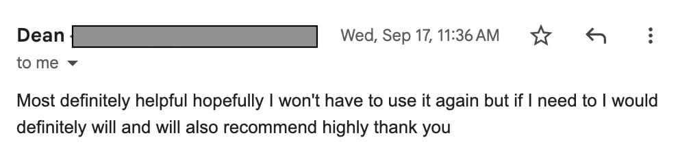 Customer encouragement